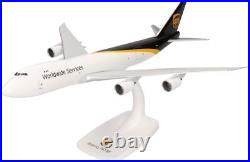 Herpa 612241 UPS Worldwide Services 747-8F N607UP Desk Top Model 1/250 Airplane