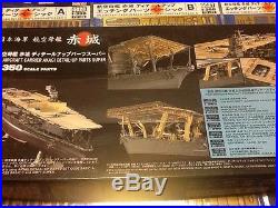 IJN Aircraft Carrier AKAGI 1/350 with Detail Up parts A, B, C and the Super
