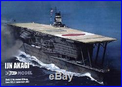 IJN Aircraft Carrier Akagi Cut Out Paper Model Scale 1200 + Laser Frames