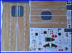 IJN Aircraft Carrier Akagi Cut Out Paper Model Scale 1200 + Laser Frames