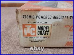 ITC 1961 Ideal toy co- ENTERPRISE NUCLEAR CARRIER UNBUILT MOTORIZED Model Ship