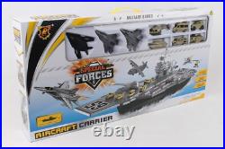 Imaginative 30-Inch Aircraft Carrier Playset with 3 Planes and 6 Vehicles