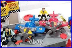 Imaginext Sky Racers Airplanes Pilots Figures Aircraft Carrier Fisher-Price Lot