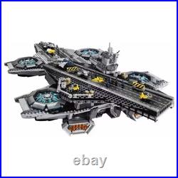 In Stock Warship Shield Helicarrier Military Aircraft Carrier MOC Building Block