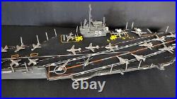 Italeri USS Forrestal Aircraft Carrier Built and Painted 1/720nd Scale model