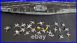 Italeri USS Forrestal Aircraft Carrier Built and Painted 1/720nd Scale model