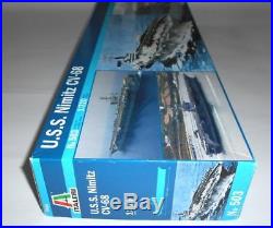 Italeri USS Nimitz CV-68 Aircraft Carrier 1/720 Scale Model Plastic Kit NEW