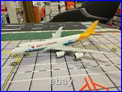 JC Wings 1400 Air Canada Cargo / DHL B747-8F C-FIVS Air Diecast Custom Model