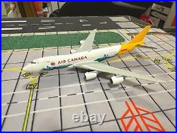 JC Wings 1400 Air Canada Cargo / DHL B747-8F C-FIVS Air Diecast Custom Model