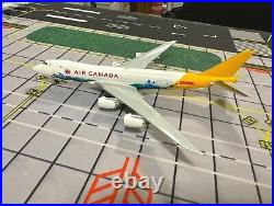 JC Wings 1400 Air Canada Cargo / DHL B747-8F C-FIVS Air Diecast Custom Model