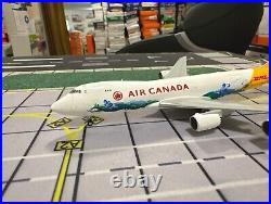 JC Wings 1400 Air Canada Cargo / DHL B747-8F C-FIVS Air Diecast Custom Model