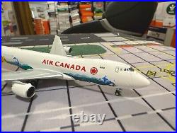 JC Wings 1400 Air Canada Cargo / DHL B747-8F C-FIVS Air Diecast Custom Model