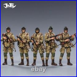 JOYTOY 1/18 Action Figures (5PCS/Set) WWII US AIRBORNE DIVISION Anime Soldiers