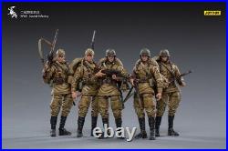 JOYTOY 1/18 JT0838 WWII Soviet Infantry 5pcs Soldier Action Figure