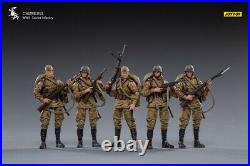 JOYTOY 1/18 JT0838 WWII Soviet Infantry 5pcs Soldier Action Figure