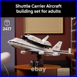 LEGO Icons Shuttle Carrier Aircraft Building Set for Adults Spaceship & Airpla
