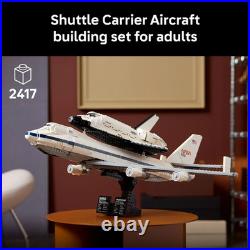 LEGO Icons Shuttle Carrier Aircraft Building Set for Adults Spaceship & Airpla