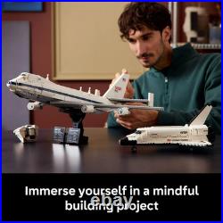 LEGO Icons Shuttle Carrier Aircraft Building Set for Adults Spaceship & Airpla