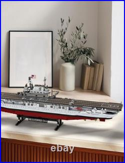 Large Size USS Enterprise Aircraft Carrier Model Immersive Building Experience