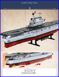 Large Size USS Enterprise Aircraft Carrier Model Immersive Building Experience