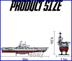 Large Size USS Enterprise Aircraft Carrier Model Immersive Building Experience