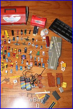 Large lot of Micro Machines Vehicles, Playsets, Air Terminal, Aircraft Carrier