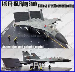 Limited 172 China J-15 Flying shark on aircraft carrier Liaoning diecast plane