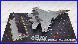 Limited 172 China J-15 Flying shark on aircraft carrier Liaoning diecast plane
