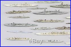 Lot of (136) Vintage WWII Aircraft Carriers Ships US Navy Diecast 1/1250 30 lbs