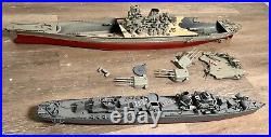 Lot of 2 USS Melvin DD 680 & an Aircraft Carrier