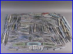 Lot of (229) Vintage WWII Aircraft Carriers Ships US Navy Diecast 1/1250 45 lbs