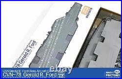 MAGIC FACTORY 6503 1/700 USN Gerald R. Ford Class Aircraft Carrier CVN-78 Painted