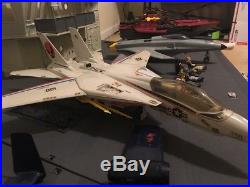 MEGA LOT GI Joe USS flagg flag aircraft carrier action figure jets boat hasboro