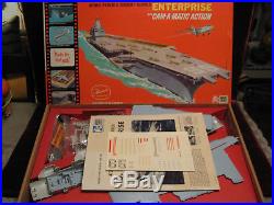 MIB Rare1961 Motorized Aircraft Carrier U. S. S. ENTERPISE ITC Model Craft Ship Kit