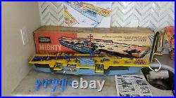 MINT CONDITON REMCO MIGHTY MATILDA AIRCRAFT CARRIER With BOX, VEHICLES MEN WORKS