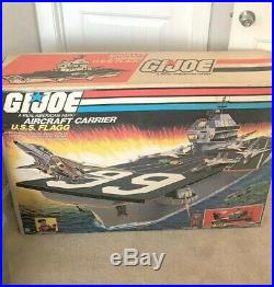 MISB GI Joe USS Flagg Aircraft Carrier Keel Haul Playset Hasbro Please Read