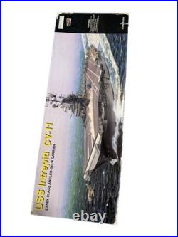 MRC 1350 USS Intrepid CV-11 Model Kit #64008 Aircraft Carrier Read BELOW