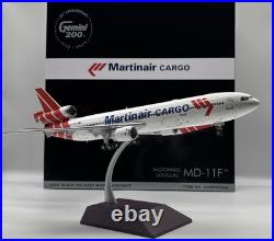 Martinair Cargo MD-11F PH-MCS G2MPH1304 GeminiJets Scale 1200 Diecast
