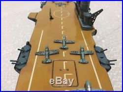 Marusan Toys Tin Aircraft Carrier BattleShip Military / War ship Model D48