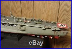 Masterfully Built COLLECTABLE WW2 NAZI Aircraft Carrier PETER STRASSER 1350