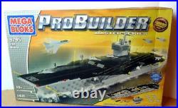 Mega Bloks Pro Builder Master Series USS Nimitz Air Carrier Model Set 2004