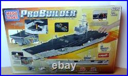 Mega Bloks Pro Builder Master Series USS Nimitz Air Carrier Model Set 2004