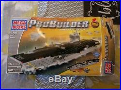 Mega Bloks ProBuilder Master Series USS Nimitz 9795 Aircraft Carrier With Jets