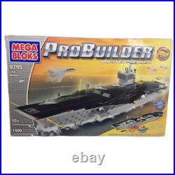 Mega Bloks ProBuilder Rare Master Series 9795 USS Nimitz Aircraft Carrier READ