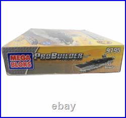 Mega Bloks ProBuilder Rare Master Series 9795 USS Nimitz Aircraft Carrier READ