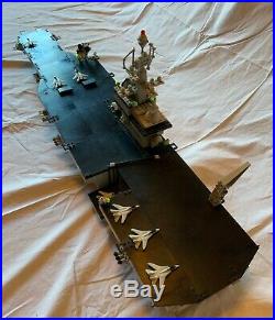 Mega Bloks ProBuilder USS Kittyhawk Aircraft Carrier (Set 9780) Complete 1700 pc