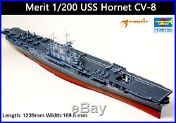 Merit 1/200 USS Hornet CV-8 Aircraft Carrier 62001