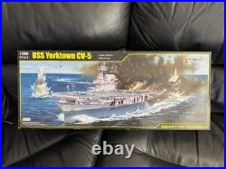 Merit 1/350 Scale USS Yorktown CV-5 Aircraft Carrier Model Kit #65301 Open Box