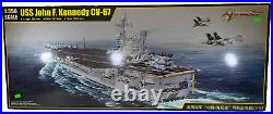 Merit 1350 Scale USS John F. Kennedy CV-67 Aircraft Carrier Model Kit ILK65306