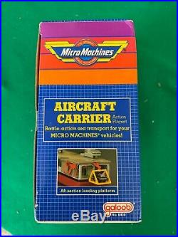 Micro Machines 1988 Aircraft Carrier Playset 100% Complete with Box SEALED